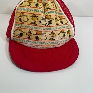 Snoopy Woodstock Just4Kids Hat 80's RARE READ Vintage Wear.